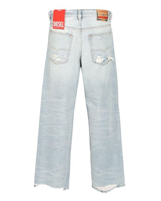 DIESEL Blue 2001 D-Macro 0Dbeb Jeans for men