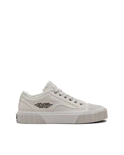 Marc Jacobs Gray Cotton Rubber Sneakers for men