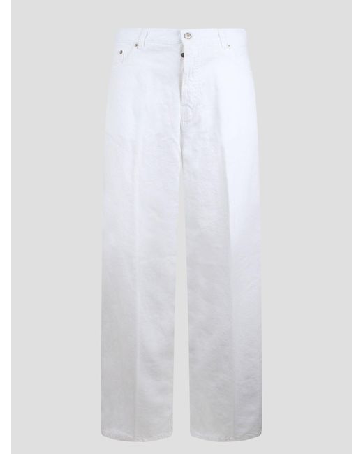 Bethany twill jeans di Haikure in White