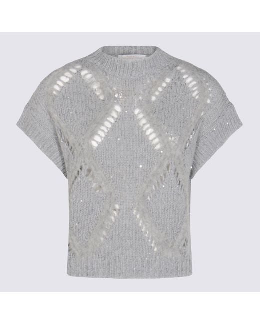 Antonelli Gray Sweaters Blacks And Greys