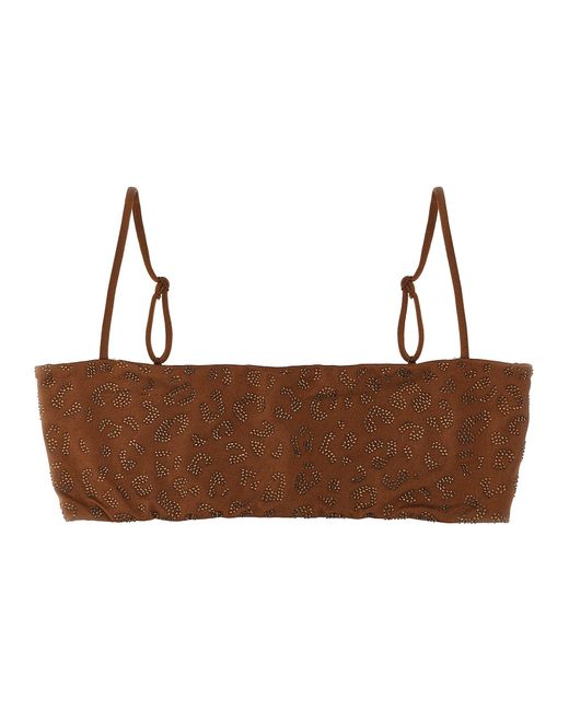 Mc2 Saint Barth Brown Athena Beachwear