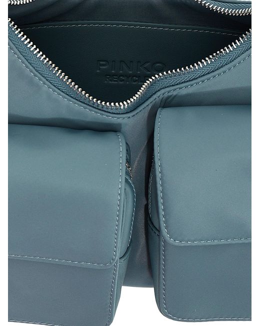 Pinko Blue Cargo Bag Hand Bags