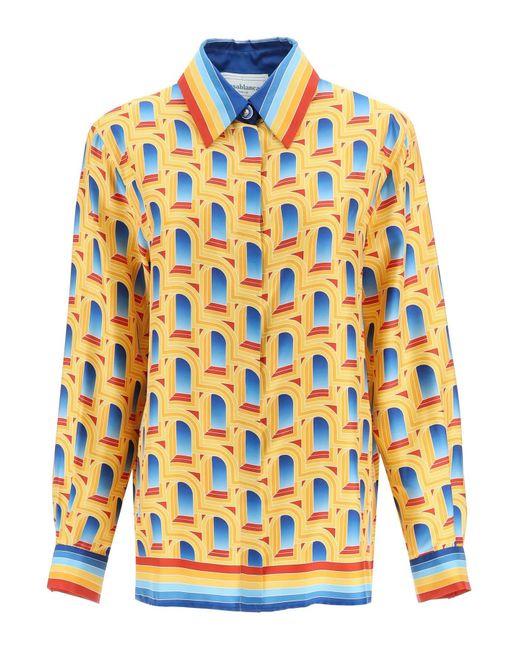 Casablancabrand Multicolor Arche De Jour Long-Sleeved Shirt