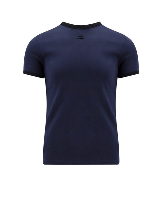 Courreges Blue T-shirts for men