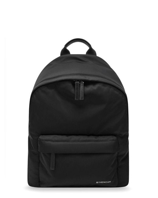 Givenchy Black Essential U Nylon Backpack for men