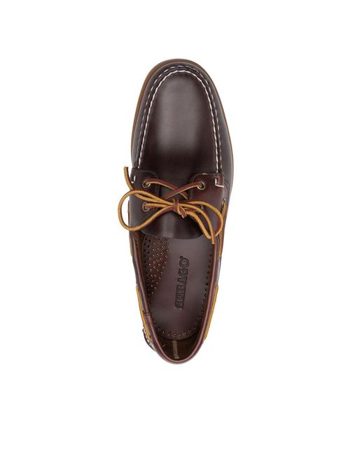 Mocassini Pelle-Uomo di Sebago in Brown da Uomo