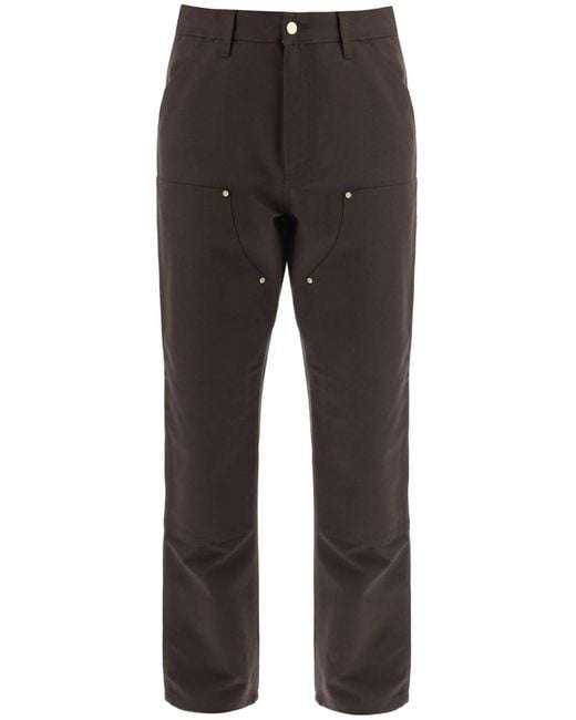 Pantaloni Workwear In Cotone Organico di Carhartt in Gray da Uomo