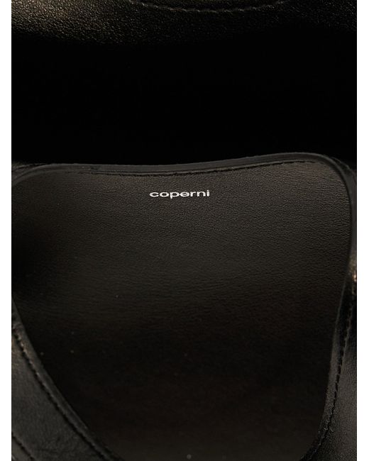 Micro Swipe Tote Bag Borse A Tracolla Nero di Coperni in Black