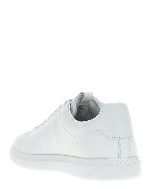 Double T Howell Court Sneakers Bianco di Tory Burch in White