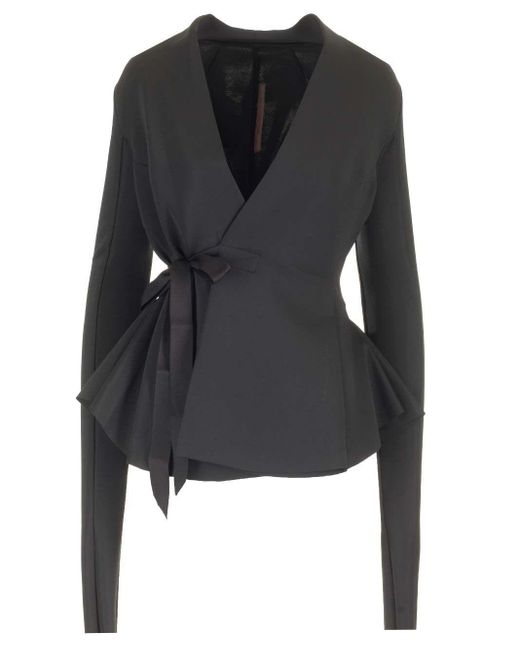 Rick Owens Black Hollywood Jackets
