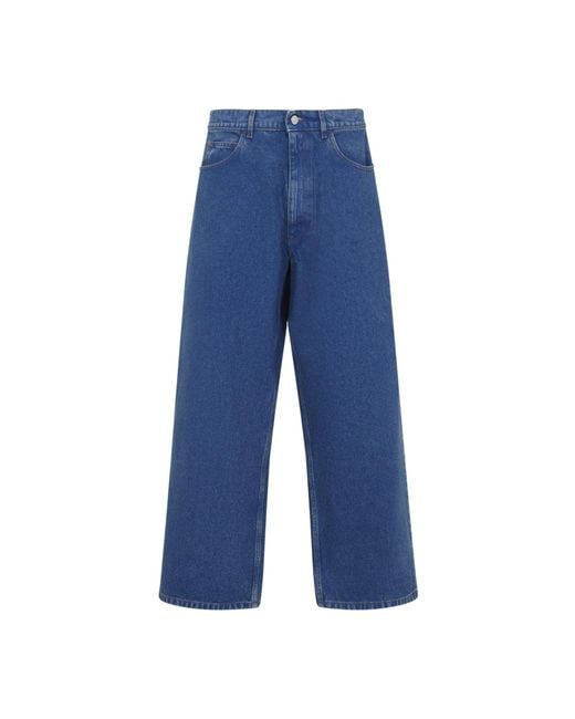 Marni Blue Cotton Jeans for men