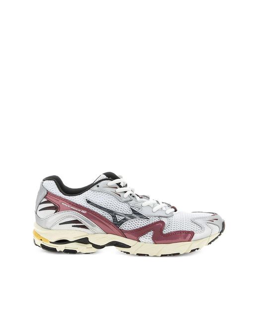 Mizuno Men's White Gray Sneakers