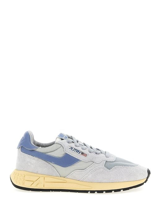 Autry White 'Reelwind Low' Sneakers for men