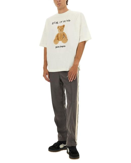 Palm Angels Gray Relaxed Fit Jogger Pants for men