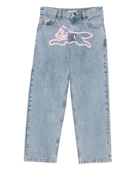 ICECREAM Blue Running Dog Denim Jeans for men