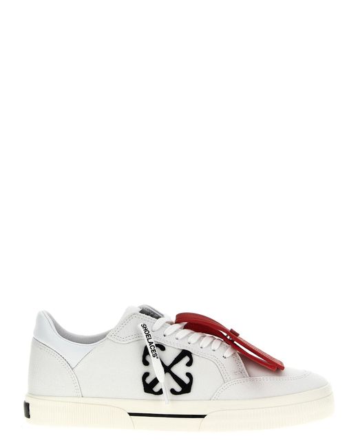 New Low Vulcanized Sneakers Bianco/Nero di Off-White c/o Virgil Abloh in Multicolor da Uomo