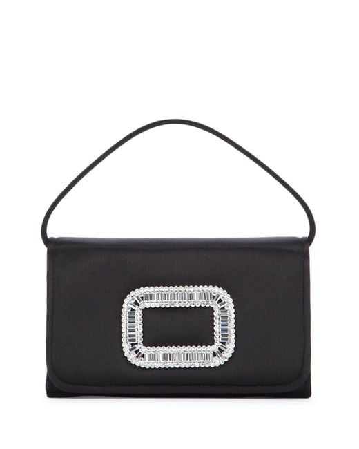 Roger Vivier Black Pilgrim Micro Bag
