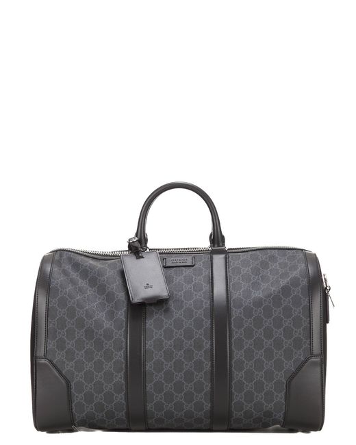 Gucci Gray Gg Carry-on Duffle for men