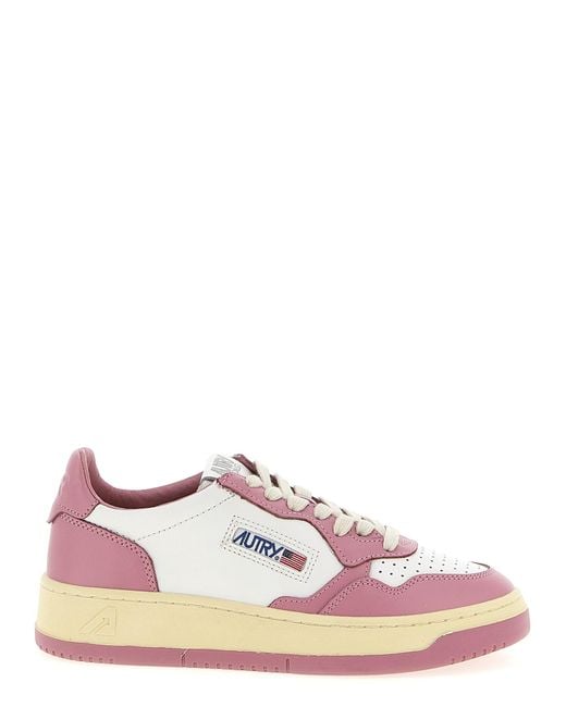 Medalist Low Sneakers Rosa-Donna di Autry in Pink