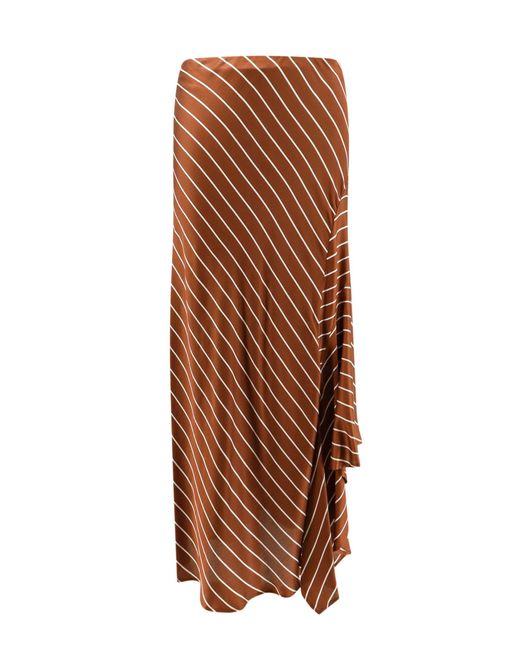 Semicouture Brown Skirt