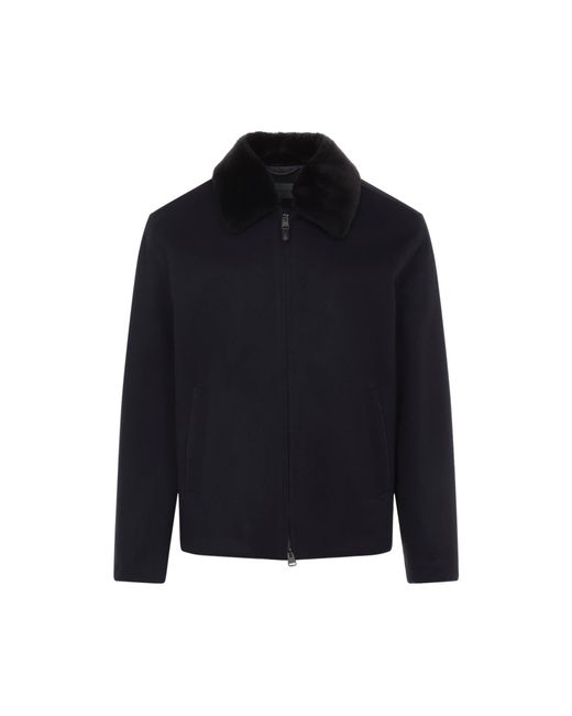 Canali Blue Coach Jacket for men