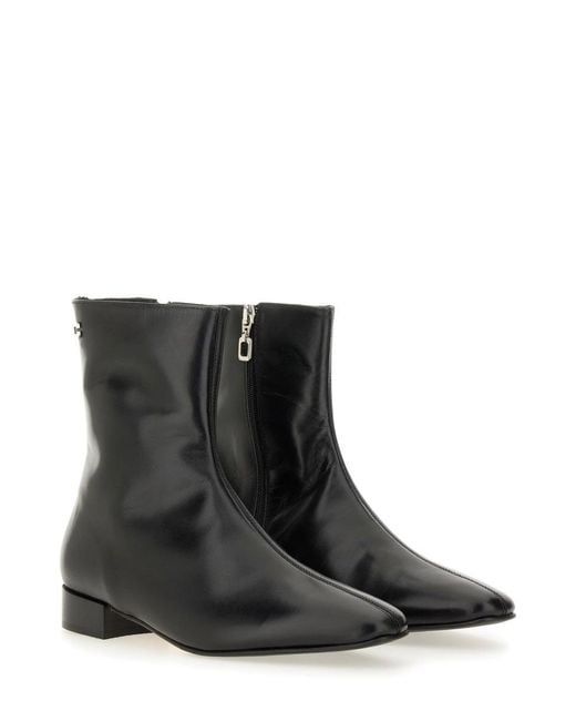 CAREL PARIS Black Ankle Boot "Aiglon"
