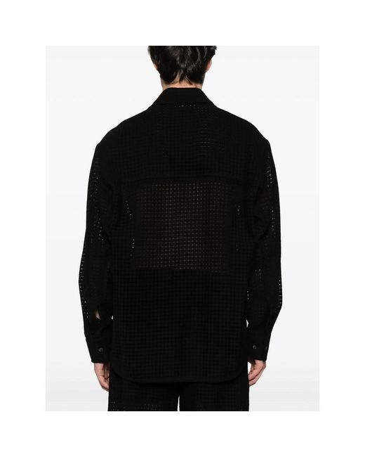Camicie Cotone-Uomo di Séfr in Black da Uomo