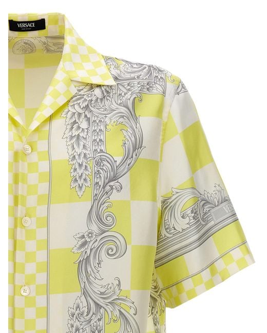 Medusa E Barocco Camicie Giallo di Versace in Yellow da Uomo