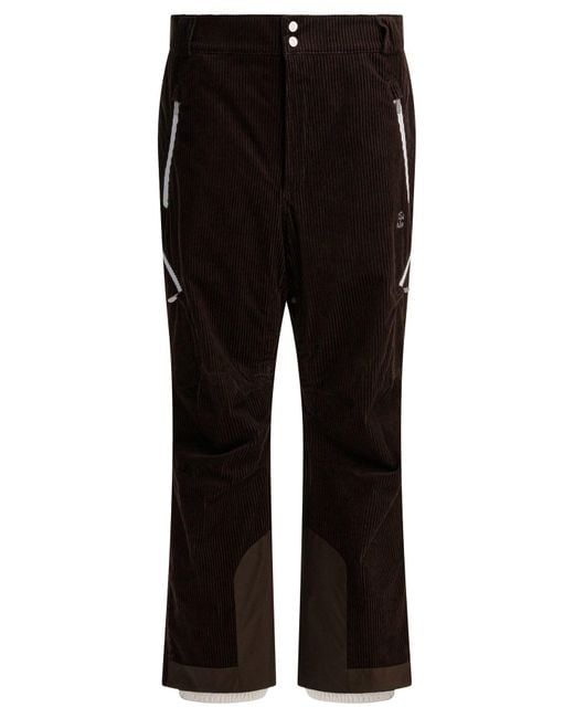 Brunello Cucinelli Black Velvet Padded Pants for men