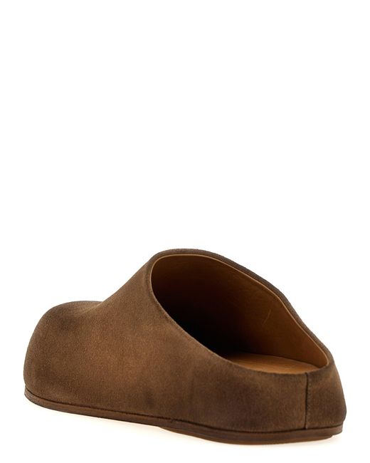 Grande Flat Shoes Beige di Marsèll in Brown