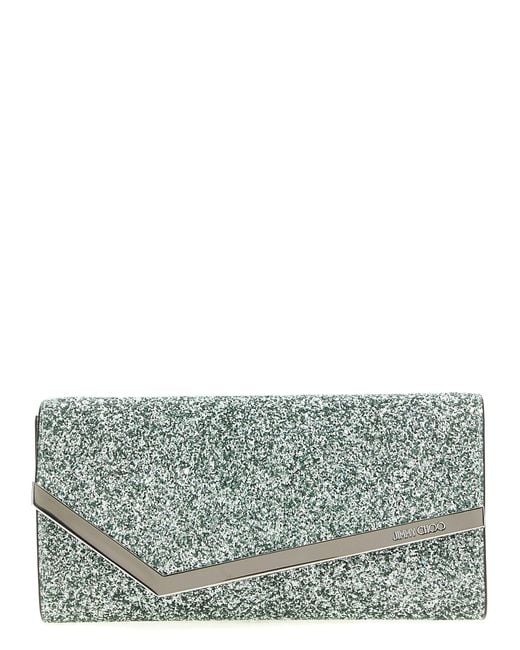 Jimmy Choo Gray 'Emmie' Clutch