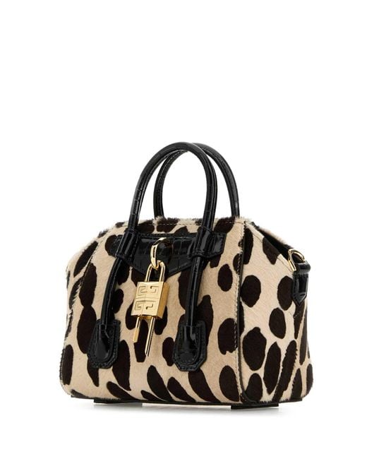 Givenchy Black Antigona Lock Toy Handbag