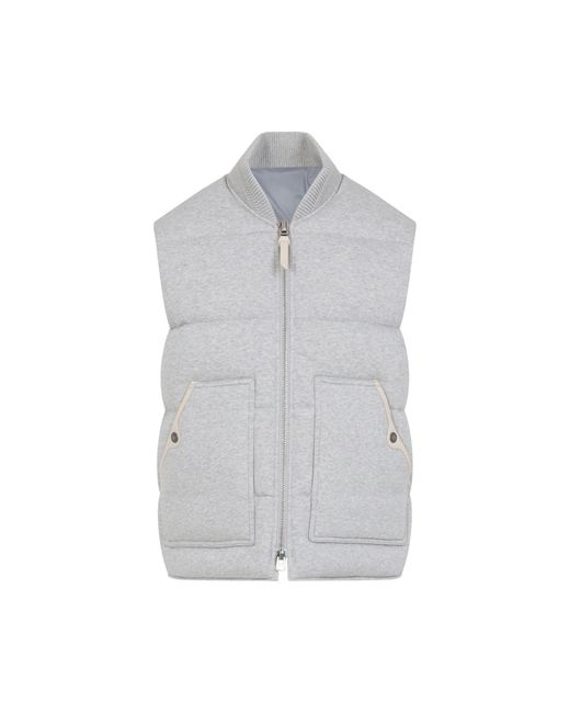 Tom Ford Gray Padded Cotton Gilet for men