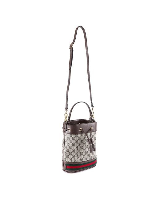Beige bucket bag & backpack di Gucci in Black