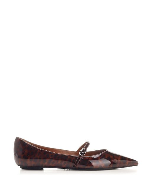 Stuart Weitzman Brown Emilia Scarpe Basse