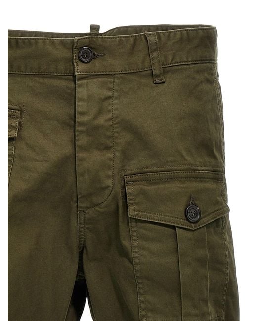 DSquared² Green 'Sexy Cargo' Pants for men