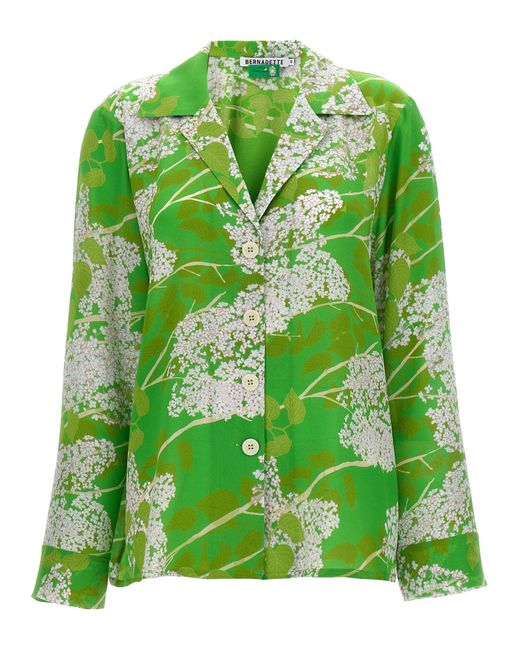 BERNADETTE Green Louis Shirt Shirt, Blouse