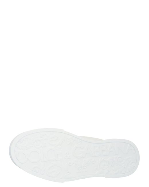 Dolce & Gabbana White 'portofino' Sneakers for men