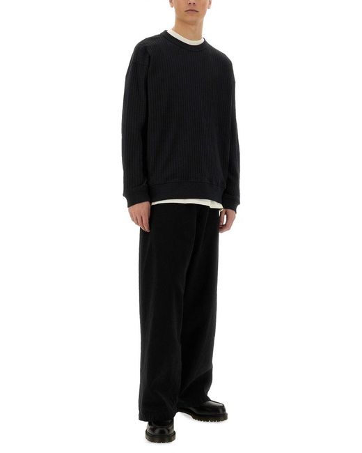 "Fauss" Sweatshirt-Uomo di YMC in Black da Uomo