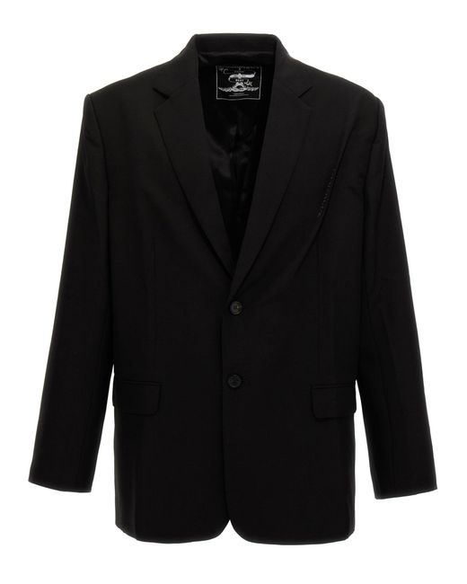 Pinched Logo Blazer And Suits Nero di Y. Project in Black da Uomo