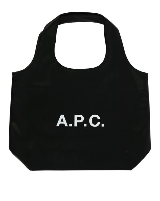 A.P.C. Black "ninon" Tote Bag for men