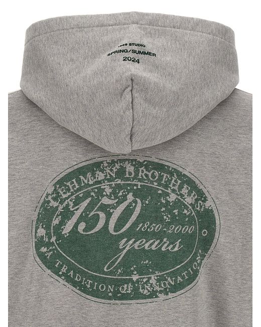 1989 STUDIO Gray Lehman Brothers Sweatshirt for men