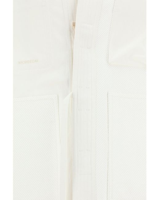 Mordecai White Kimono Field Jacket for men