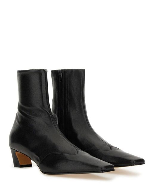 Khaite Black Cowboy & Biker Boots