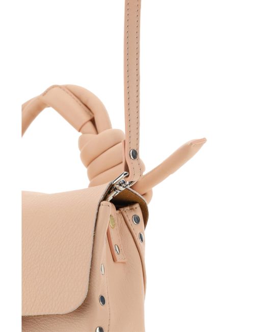 Zanellato Natural Postina Piuma Knot Handbag