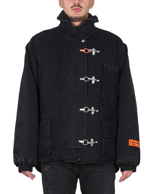 Canvas Jacket-Uomo di Heron Preston in Black da Uomo