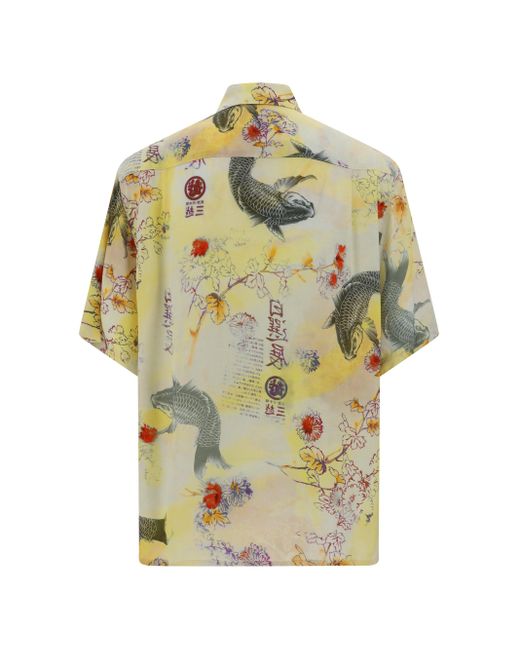 Camicia Koi di Laneus in Multicolor da Uomo