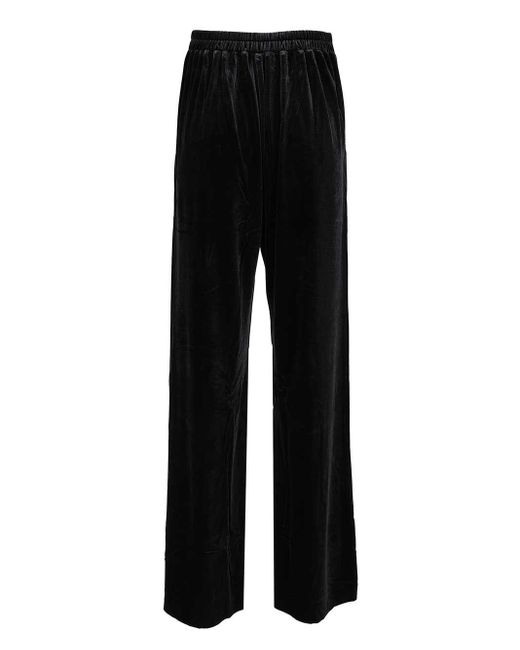 Amazuìn Black Gal Velvet Trousers