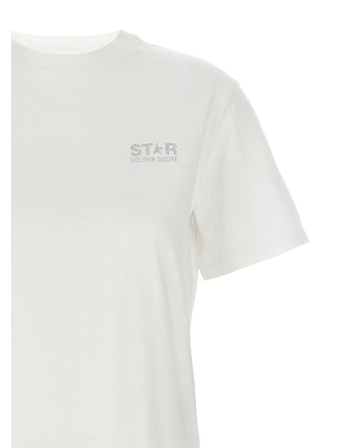 Golden Goose Deluxe Brand White Star W T-Shirt