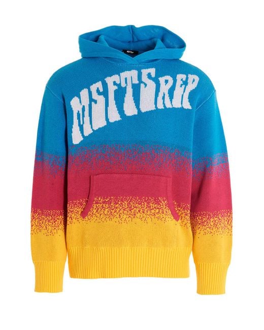 Msftsrep Blue Logo Hooded Sweater for men